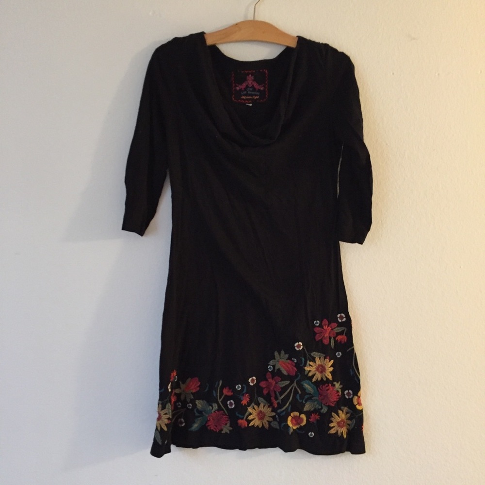 Cowl neck dress